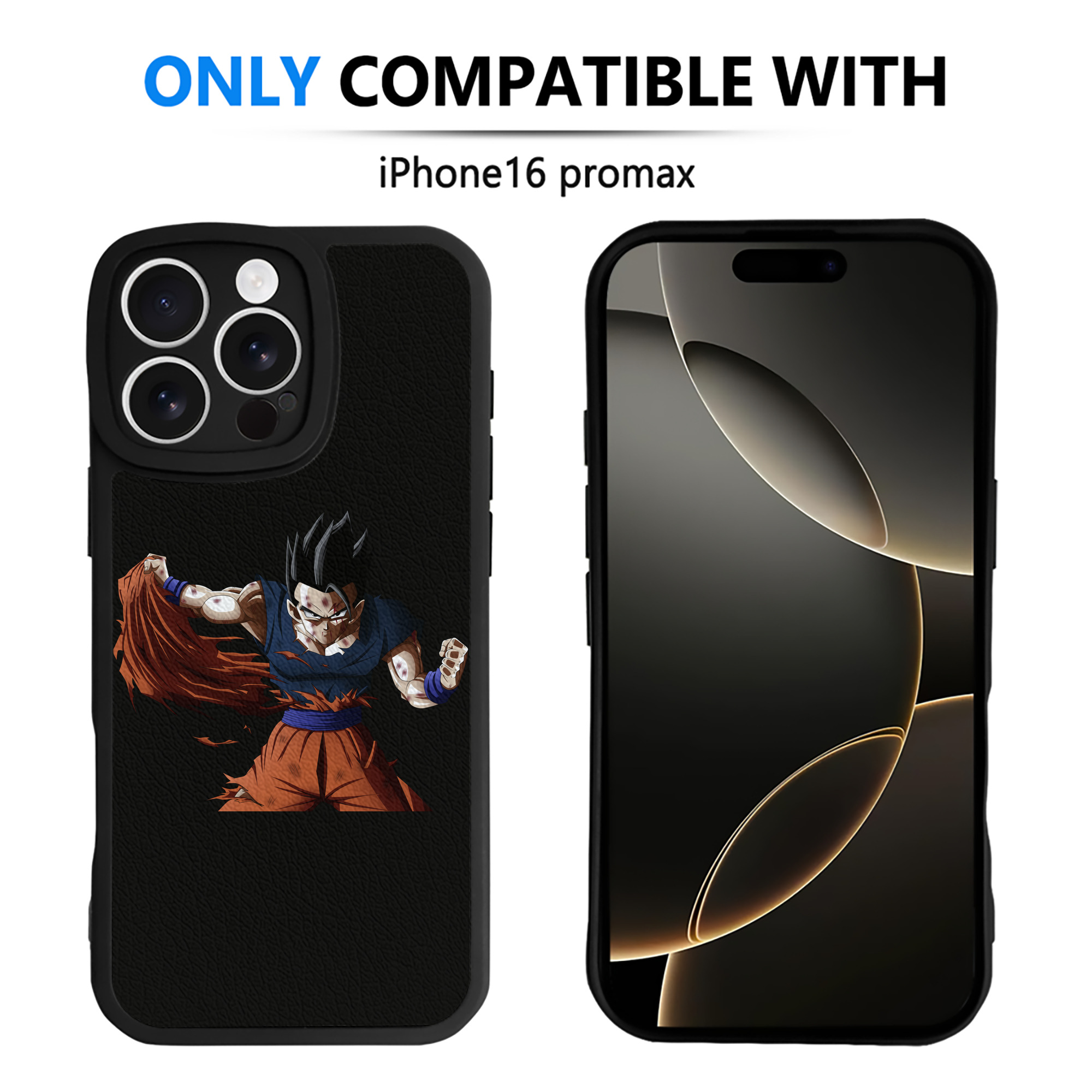 （画像用） ドラゴンボール ベジータ四世（Bejīta Yonsei）DRAGON BALL Vegeta IV 【iPhone 16シリーズ対応】シリコンスマホケース（レザー調） 材質：シリコン